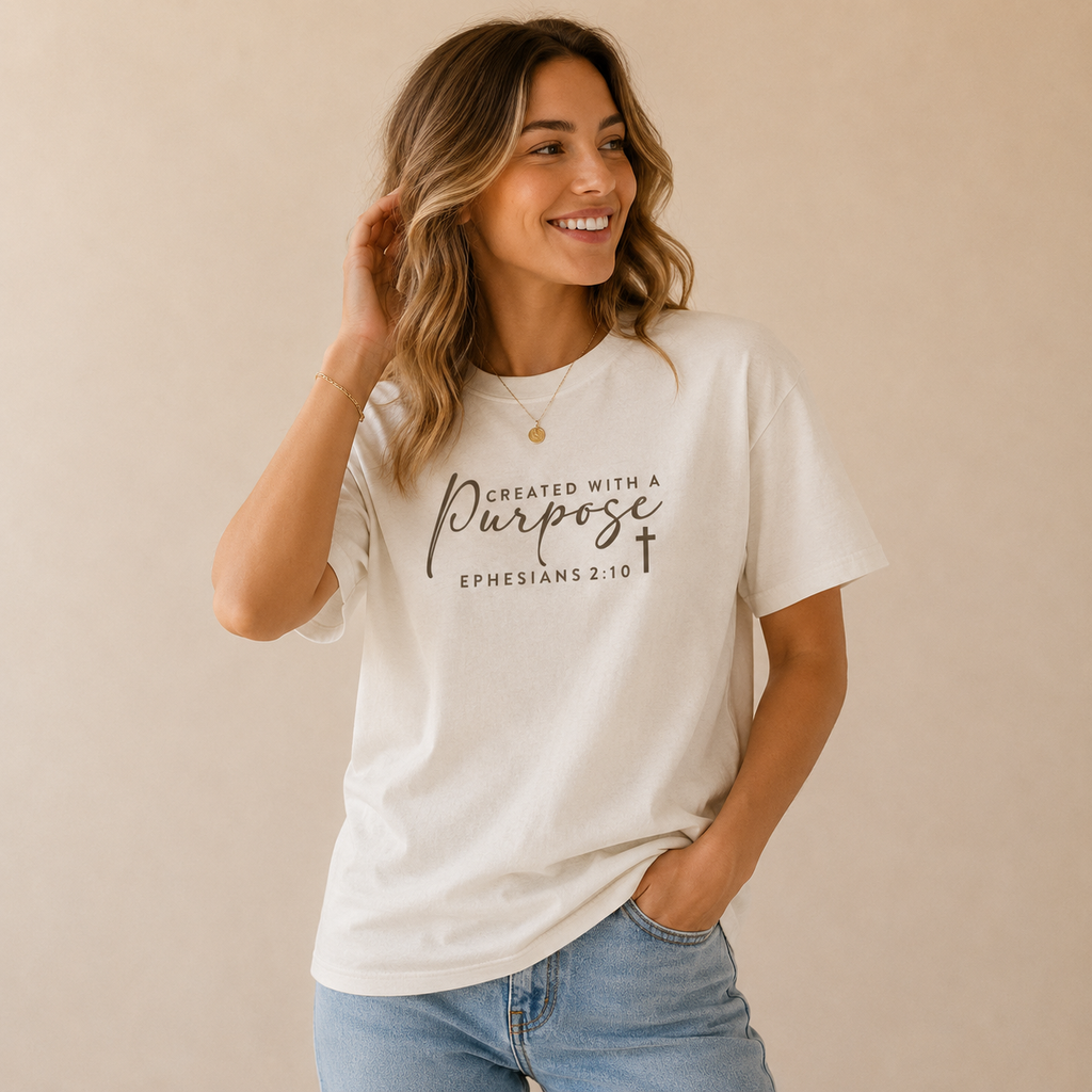 Created With A Purpose | Faith Tee