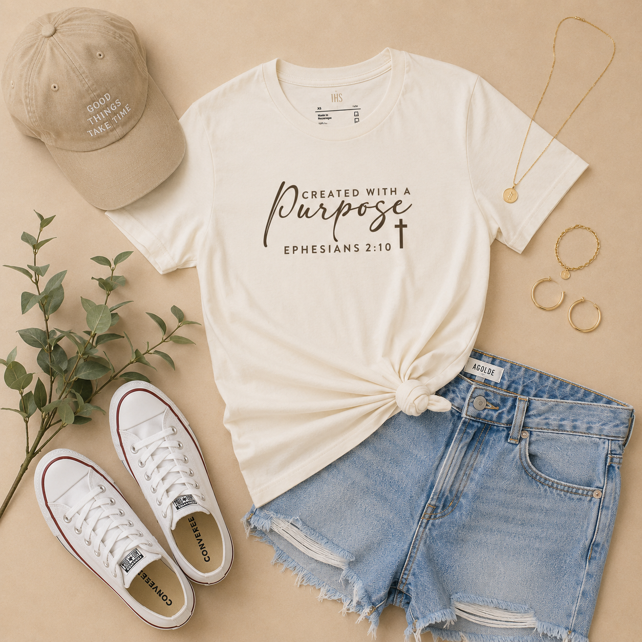 Created With A Purpose | Faith Tee