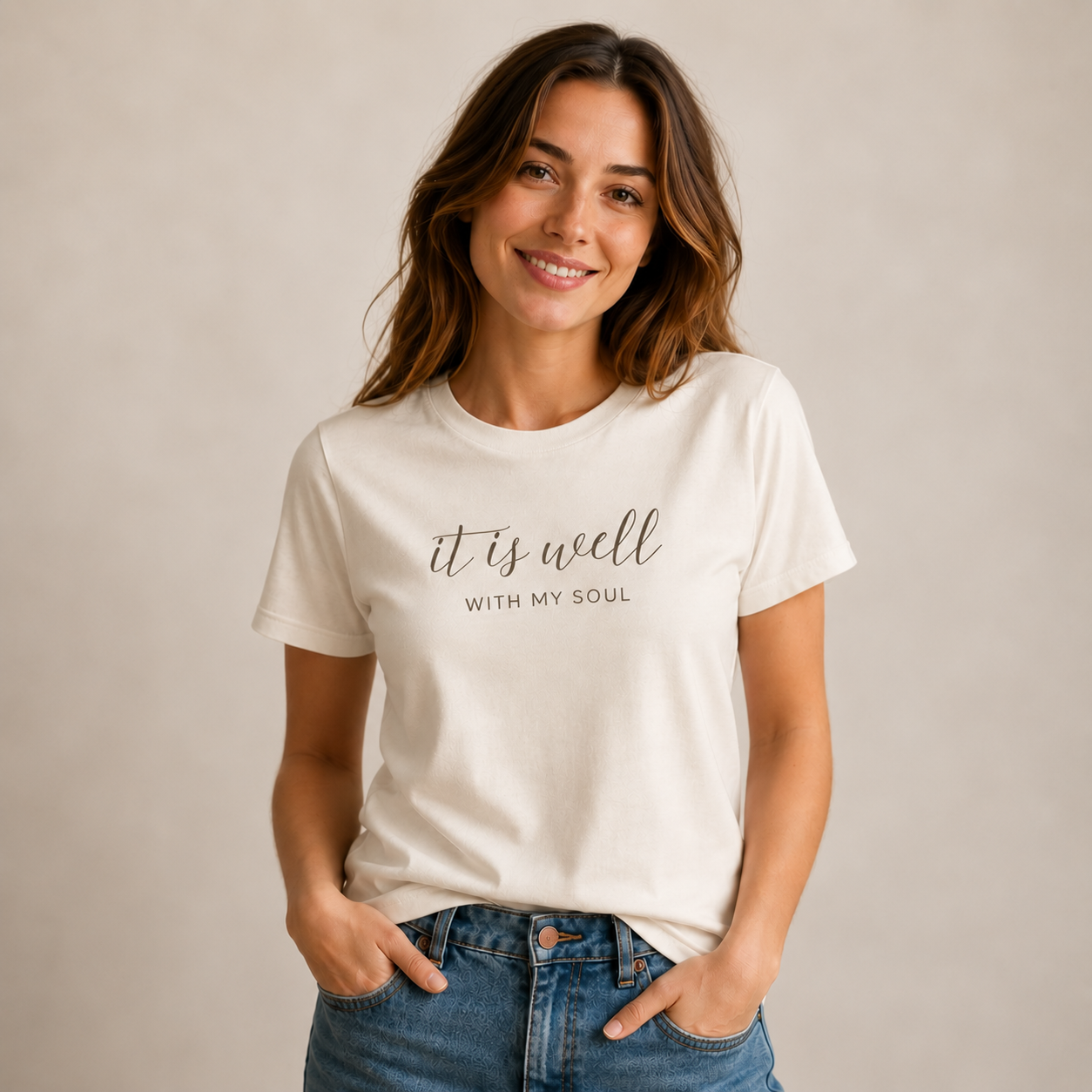 It Is Well With My Soul | Minimalist Faith Tee