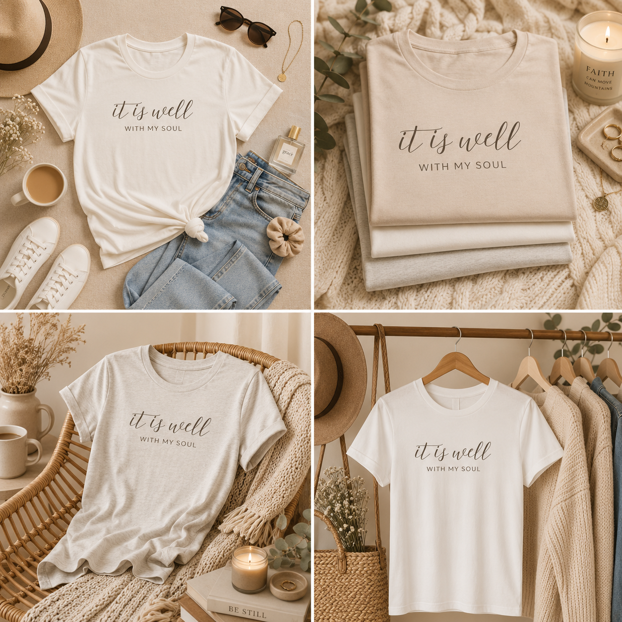 It Is Well With My Soul | Minimalist Faith Tee