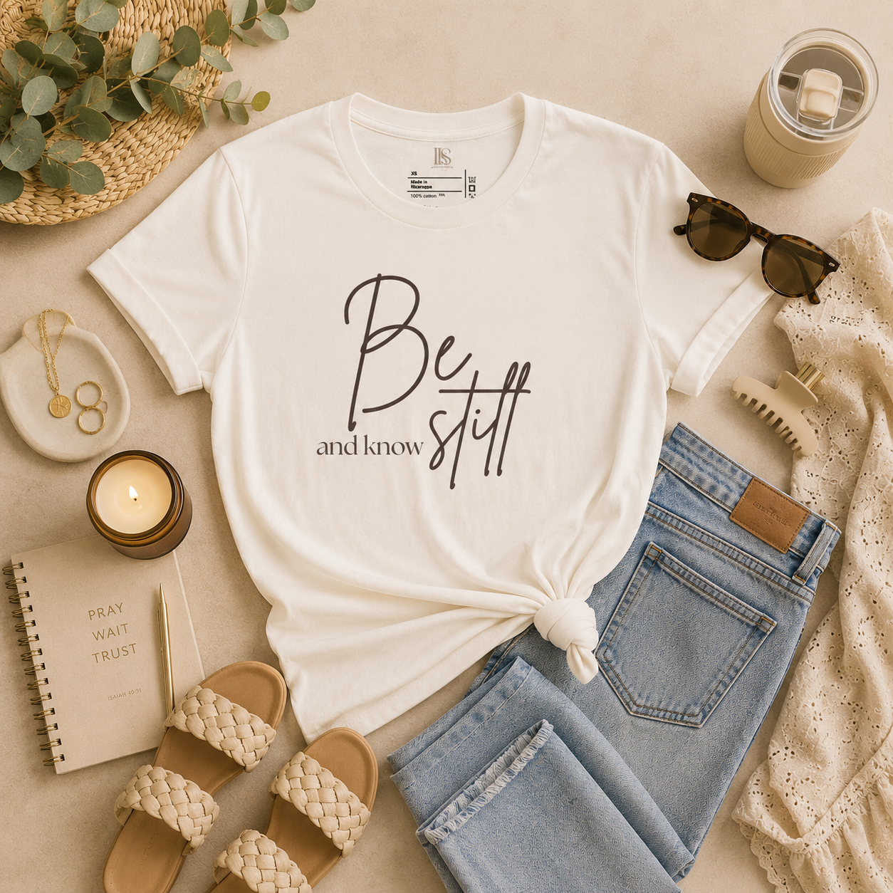 Be Still and Know | Psalm 46:10  | Minimalist Faith Tee