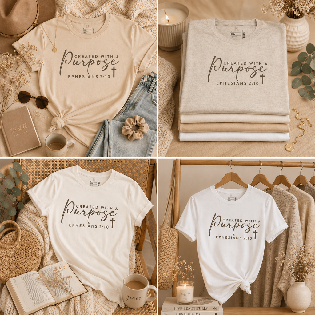 Created With A Purpose | Faith Tee