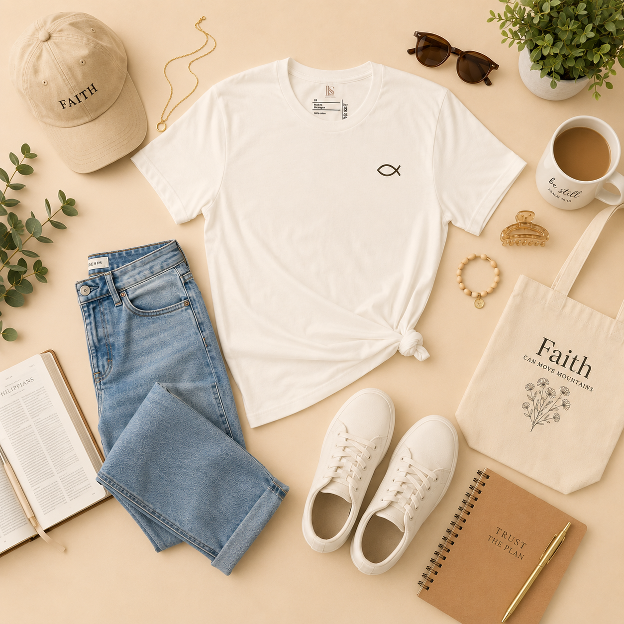 Dandelion Faith | Minimalist Faith Tee