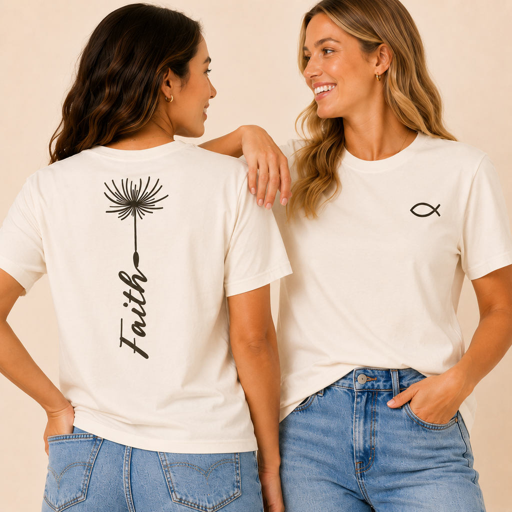Dandelion Faith | Minimalist Faith Tee