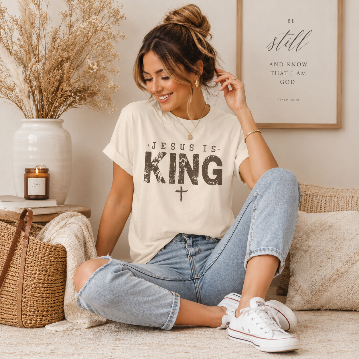 Jesus is King | Faith Tee