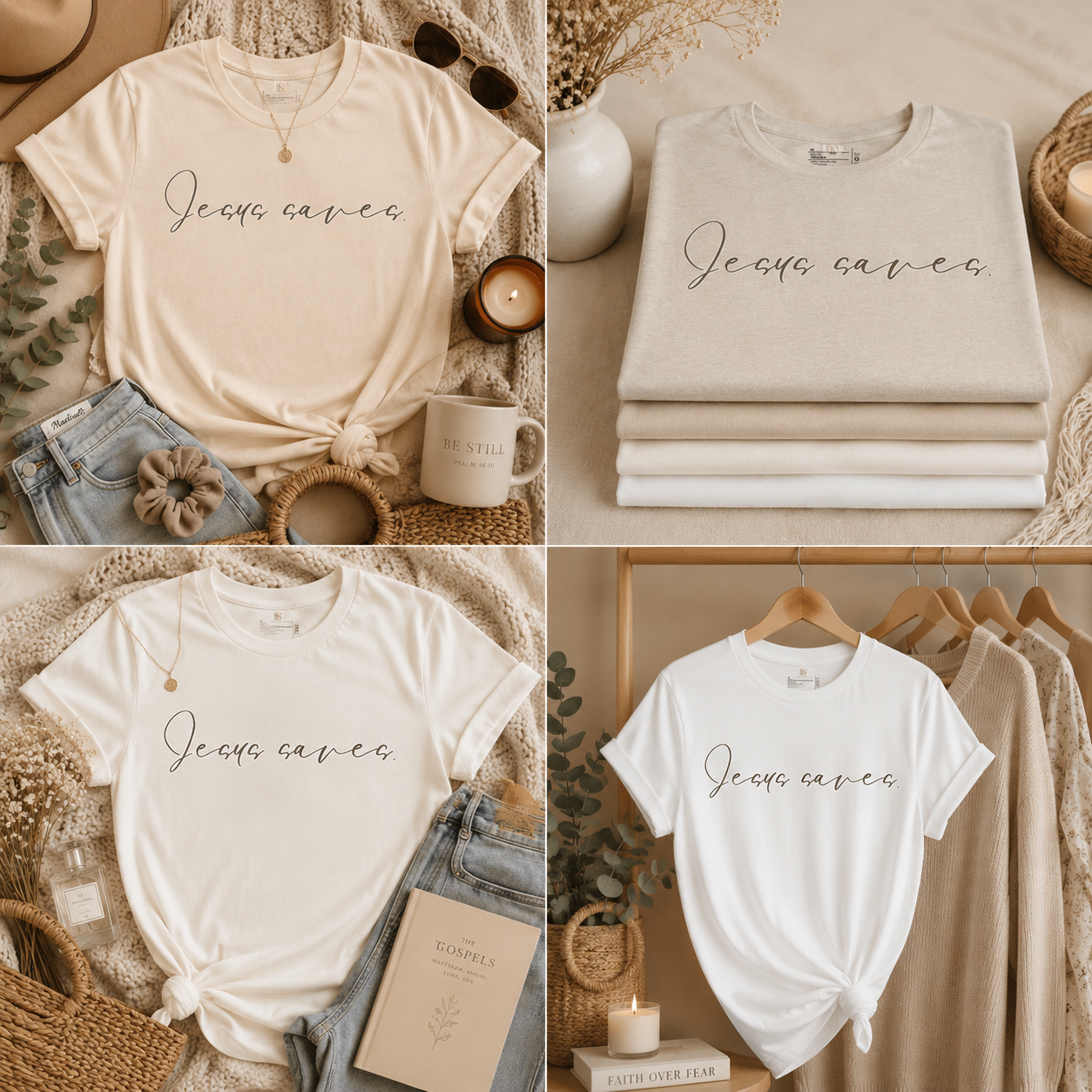 Jesus Saves - Script | Faith Tee