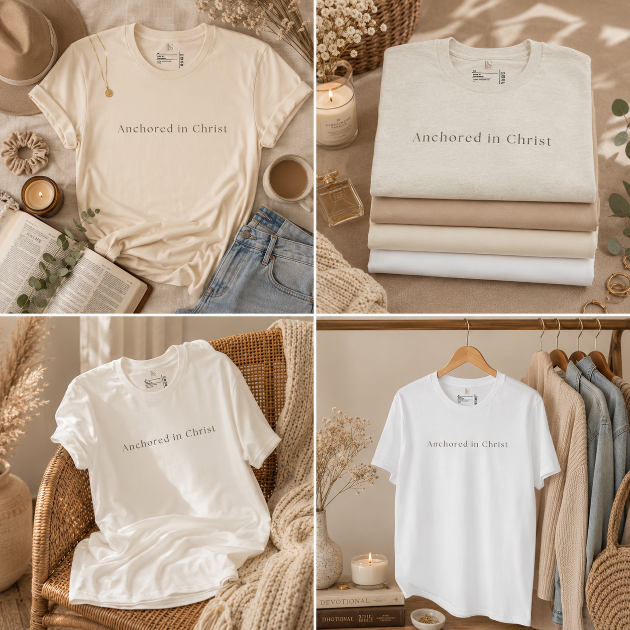 Anchored in Christ | Faith Tee