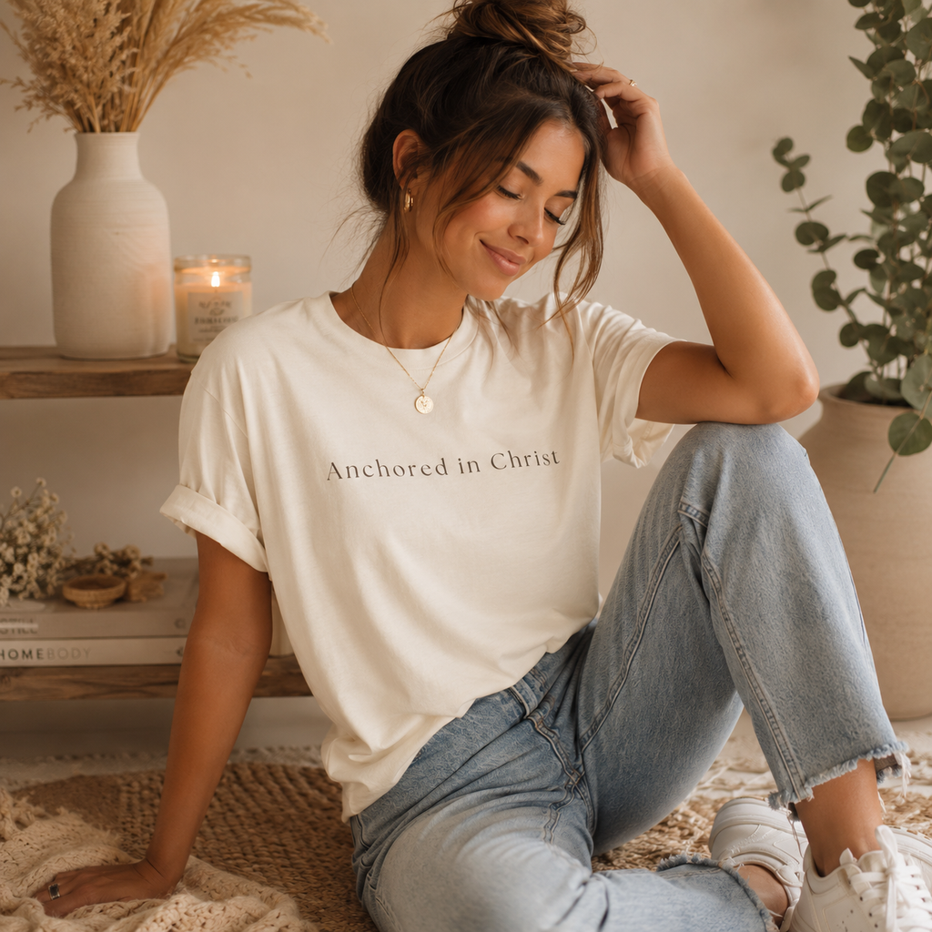 Anchored in Christ | Faith Tee