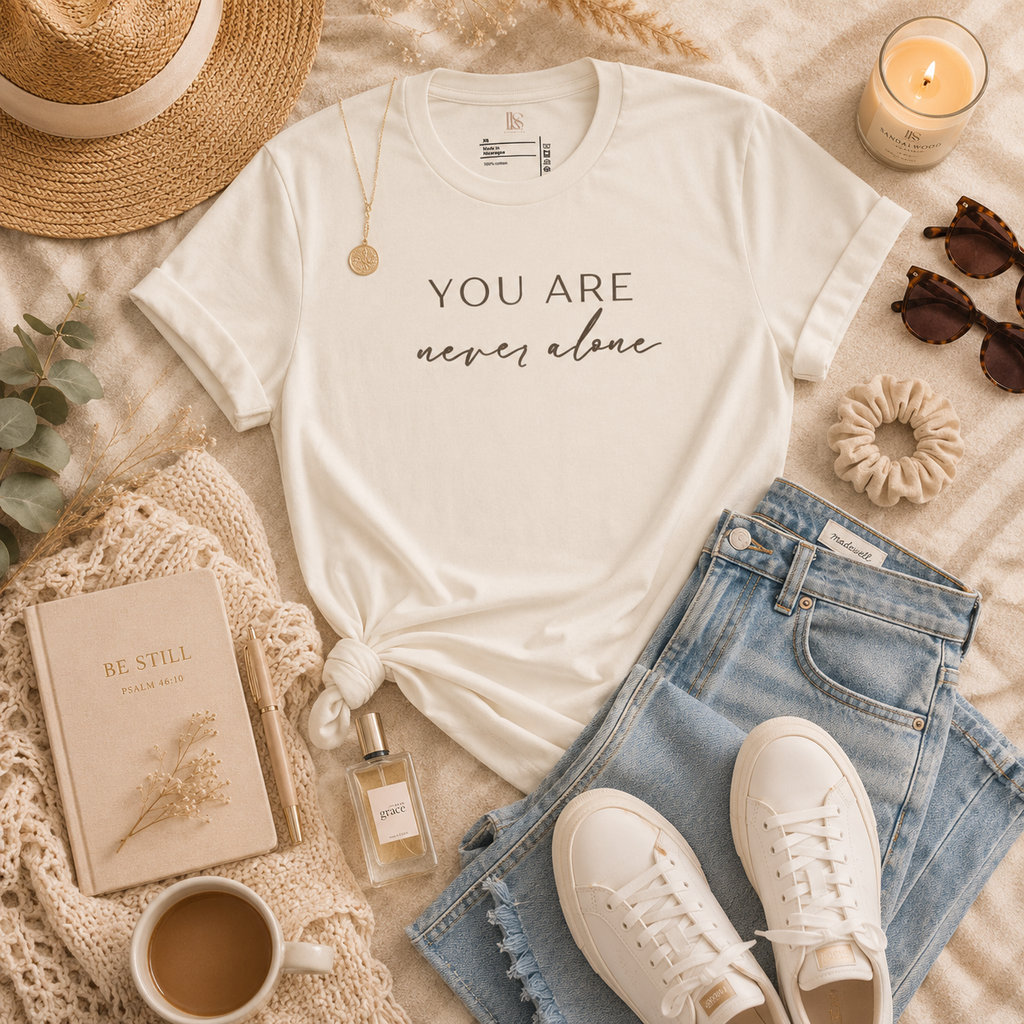 You Are Never Alone | Faith Tee
