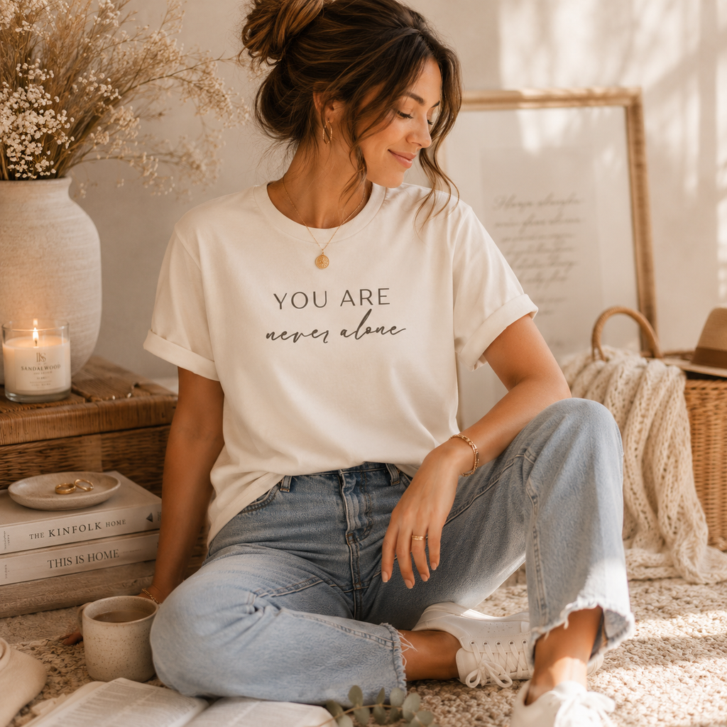 You Are Never Alone | Faith Tee