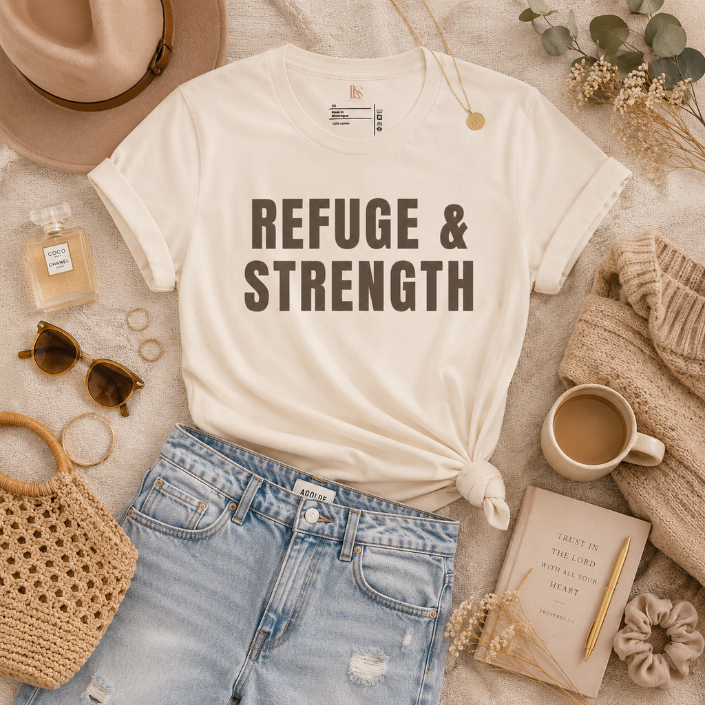 Refuge & Strength | Faith Tee