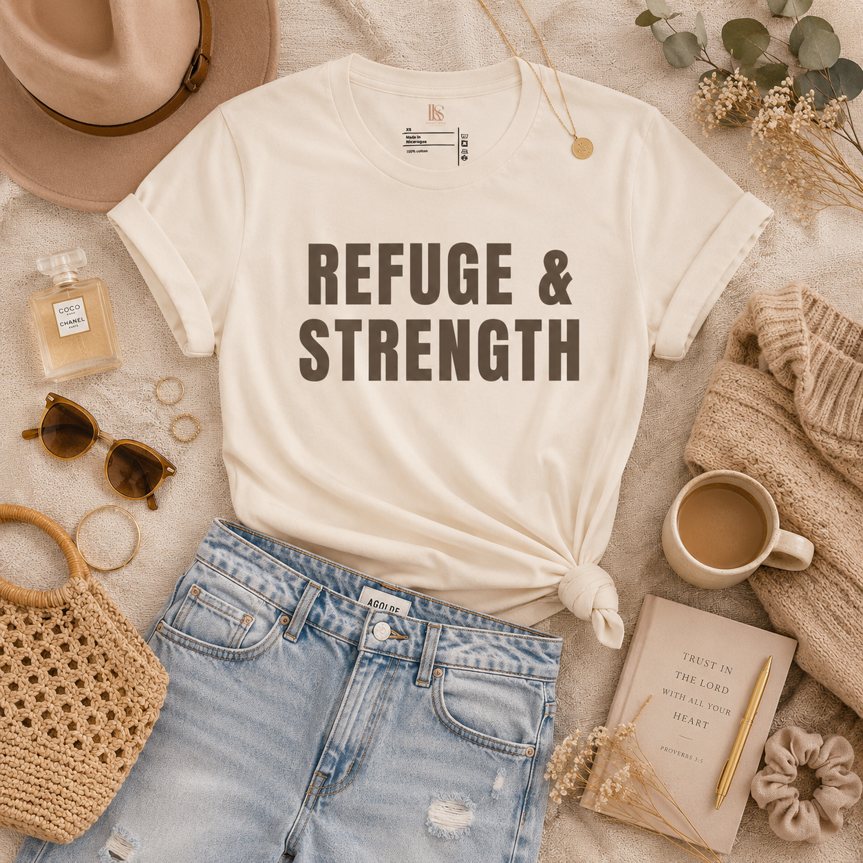 Refuge & Strength | Faith Tee