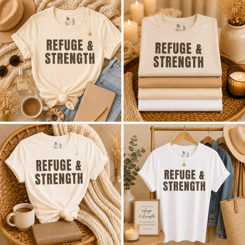 Refuge & Strength | Faith Tee