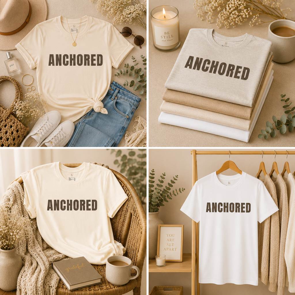 Anchored | Faith Tee