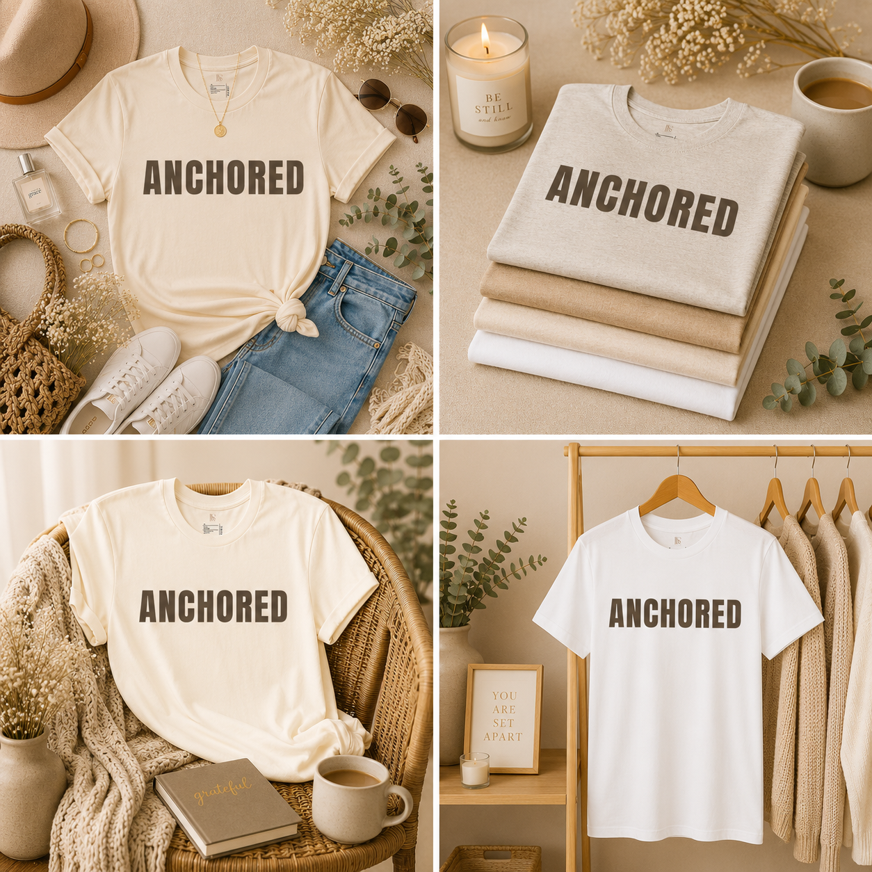 Anchored | Faith Tee