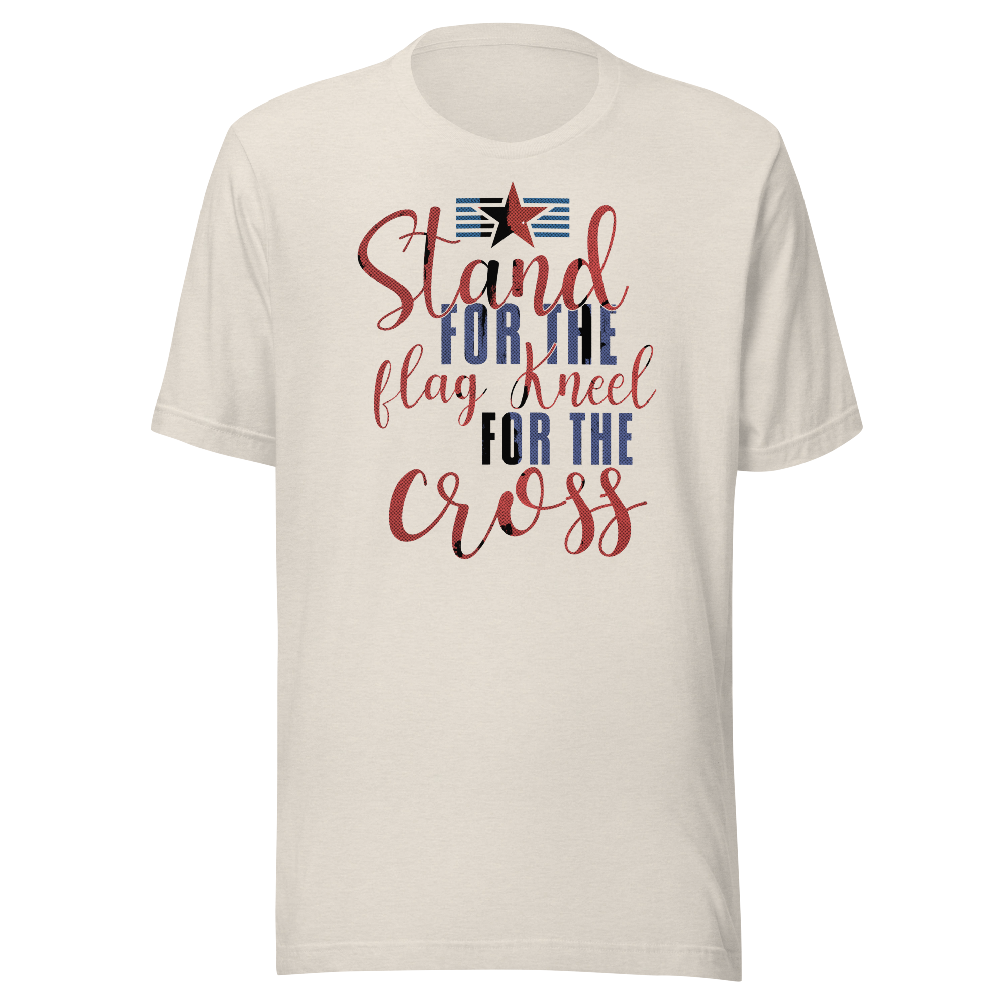 Stand For The Flag Kneel For The Cross | Faith & Freedom Tee