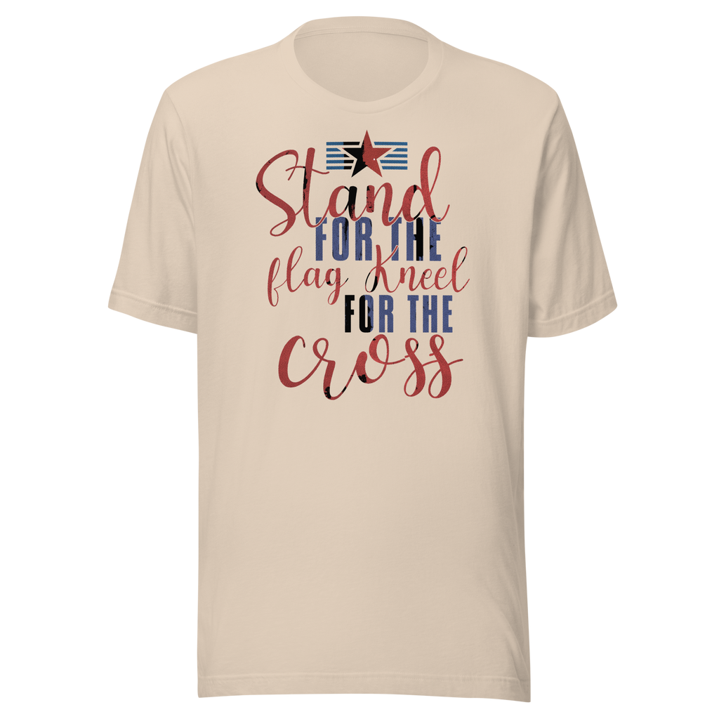 Stand For The Flag Kneel For The Cross | Faith & Freedom Tee