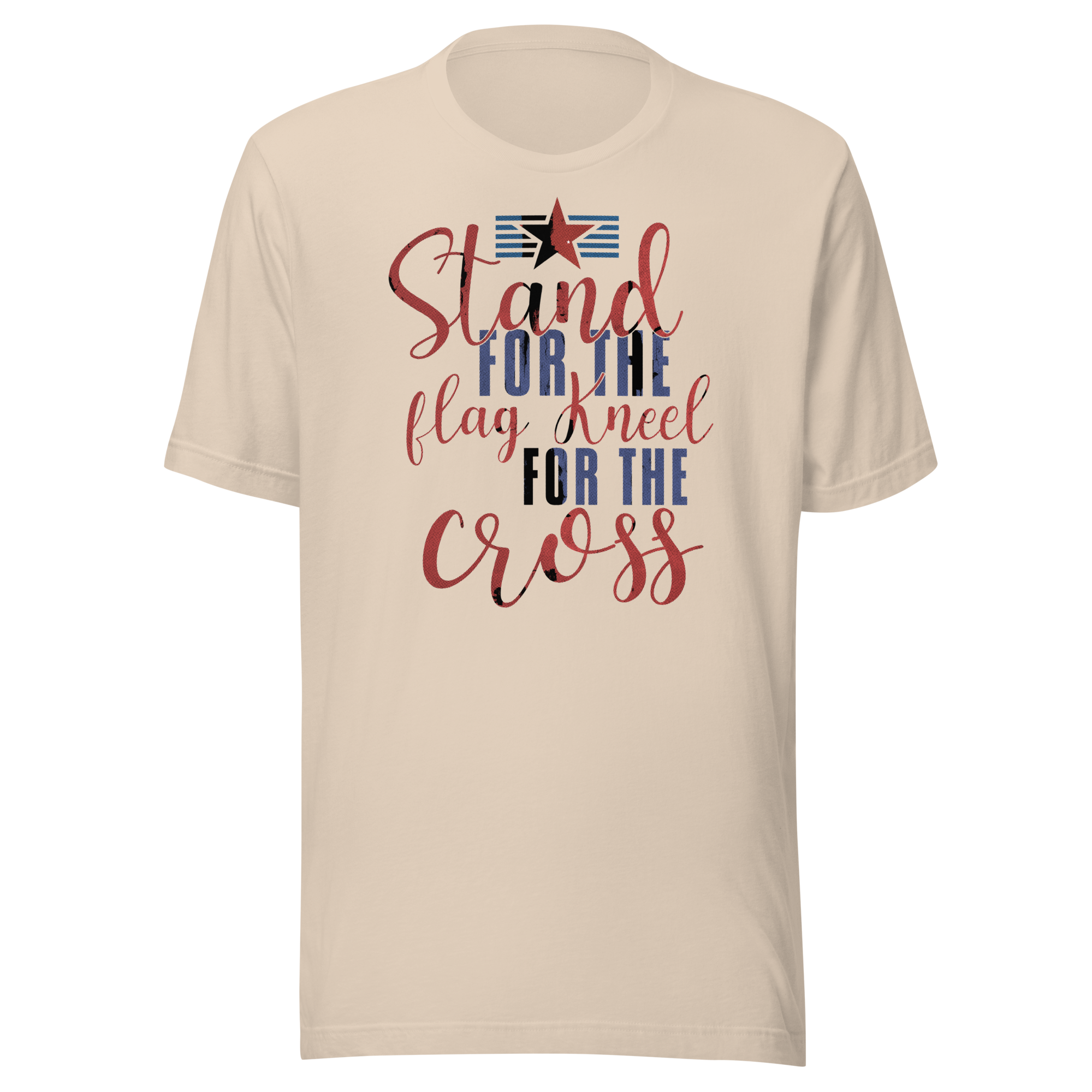 Stand For The Flag Kneel For The Cross | Faith & Freedom Tee