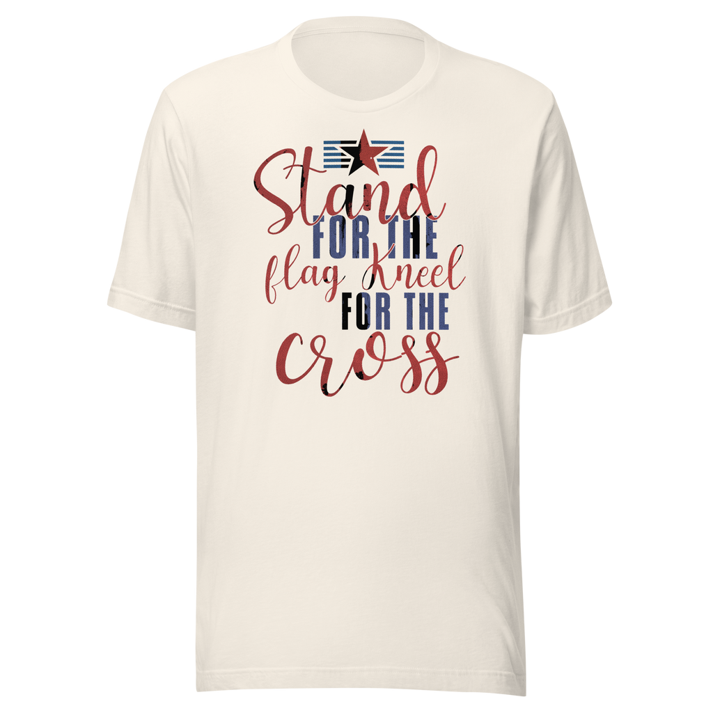 Stand For The Flag Kneel For The Cross | Faith & Freedom Tee