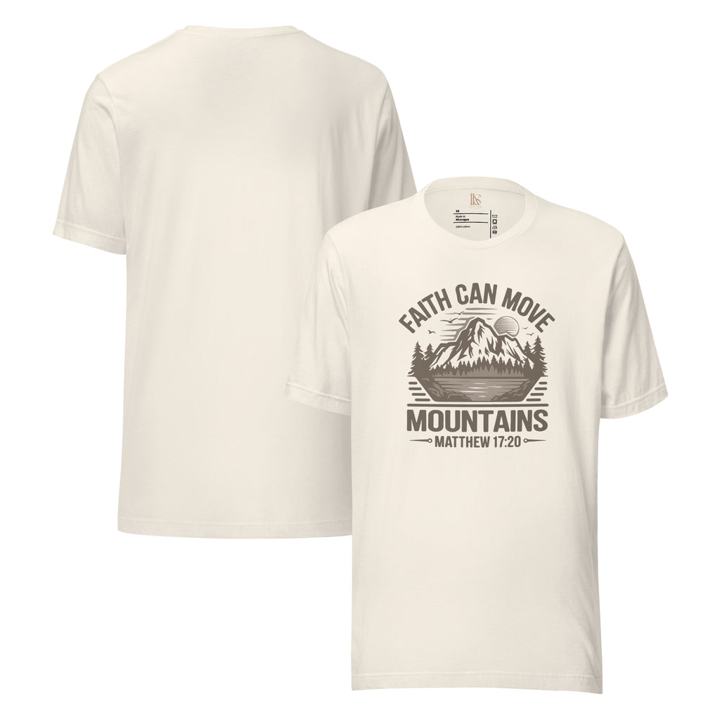 Faith Can Move Mountains | Matthew 17:20 | Graphic Faith Tee
