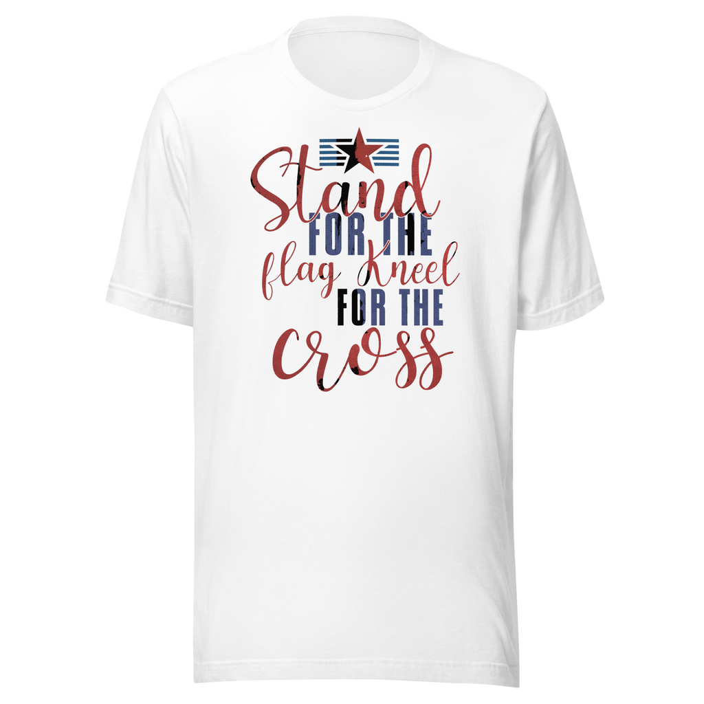 Stand For The Flag Kneel For The Cross | Faith & Freedom Tee