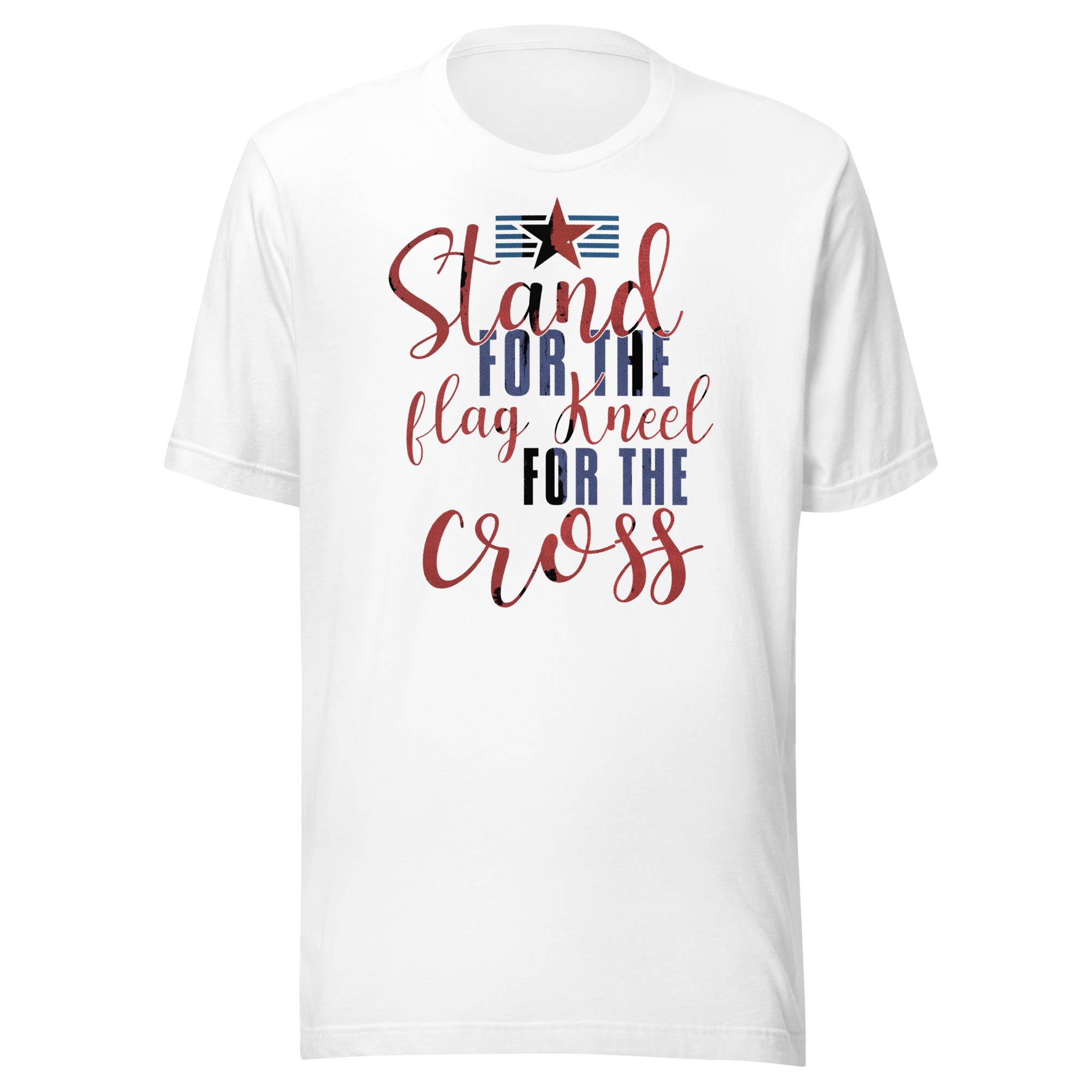 Stand For The Flag Kneel For The Cross | Faith & Freedom Tee